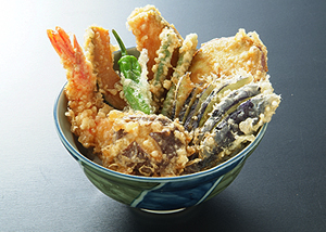 海老野菜天丼